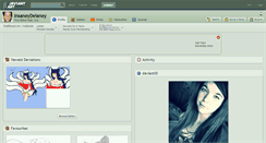 Desktop Screenshot of insaneydelaney.deviantart.com