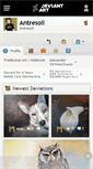 Mobile Screenshot of antresoll.deviantart.com