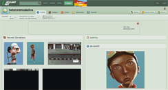 Desktop Screenshot of heteronimodasilva.deviantart.com