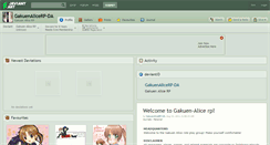 Desktop Screenshot of gakuenalicerp-da.deviantart.com