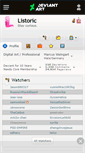 Mobile Screenshot of listoric.deviantart.com