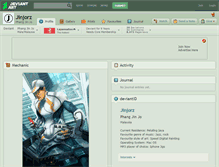 Tablet Screenshot of jinjorz.deviantart.com