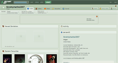Desktop Screenshot of ilovemymarine2007.deviantart.com