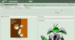 Desktop Screenshot of natasha-chaos-prower.deviantart.com