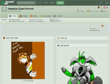 Tablet Screenshot of natasha-chaos-prower.deviantart.com