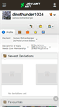 Mobile Screenshot of dinothunder1024.deviantart.com
