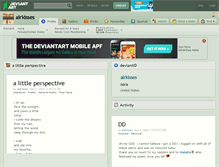 Tablet Screenshot of airkisses.deviantart.com