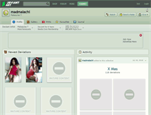 Tablet Screenshot of madmalachi.deviantart.com