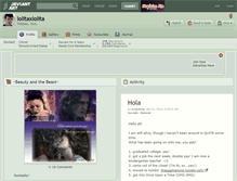 Tablet Screenshot of lolitaxlolita.deviantart.com