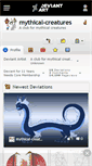 Mobile Screenshot of mythical-creatures.deviantart.com