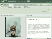 Tablet Screenshot of lee-nus.deviantart.com