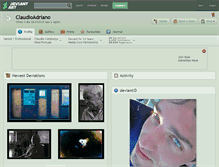 Tablet Screenshot of claudioadriano.deviantart.com
