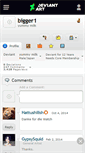 Mobile Screenshot of bigger1.deviantart.com