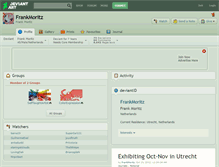 Tablet Screenshot of frankmoritz.deviantart.com