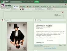 Tablet Screenshot of justsasha.deviantart.com