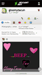 Mobile Screenshot of gloomytacun.deviantart.com
