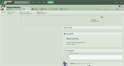 Desktop Screenshot of ninja-america.deviantart.com