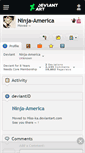 Mobile Screenshot of ninja-america.deviantart.com