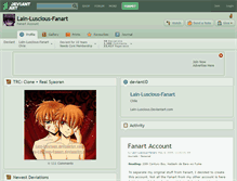 Tablet Screenshot of lain-luscious-fanart.deviantart.com