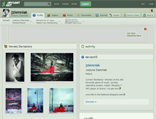 Tablet Screenshot of jziemniak.deviantart.com