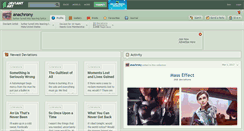 Desktop Screenshot of anachrony.deviantart.com