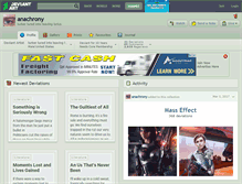 Tablet Screenshot of anachrony.deviantart.com