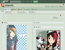 Tablet Screenshot of candyparade.deviantart.com