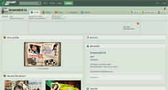 Desktop Screenshot of broomstick16.deviantart.com