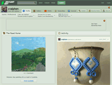 Tablet Screenshot of cvalphen.deviantart.com