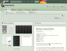 Tablet Screenshot of heeeresjoyce.deviantart.com