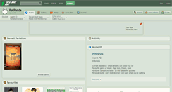 Desktop Screenshot of petpanda.deviantart.com