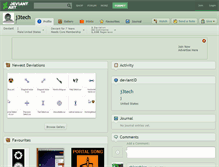 Tablet Screenshot of j3tech.deviantart.com
