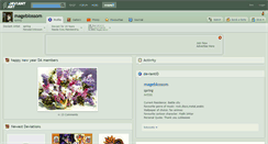 Desktop Screenshot of mageblossom.deviantart.com