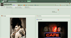 Desktop Screenshot of deathrockcafe.deviantart.com