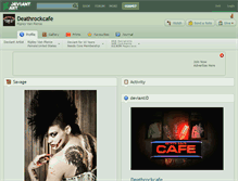 Tablet Screenshot of deathrockcafe.deviantart.com