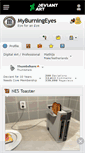 Mobile Screenshot of myburningeyes.deviantart.com