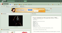 Desktop Screenshot of maxdragon.deviantart.com