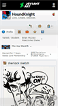 Mobile Screenshot of houndknight.deviantart.com