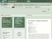 Tablet Screenshot of gearsx.deviantart.com
