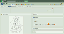 Desktop Screenshot of izka-chan.deviantart.com