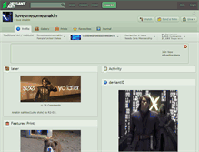Tablet Screenshot of ilovesmesomeanakin.deviantart.com