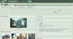Desktop Screenshot of cangdu.deviantart.com