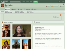 Tablet Screenshot of norretsales.deviantart.com