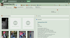 Desktop Screenshot of harlequintears1981.deviantart.com