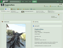 Tablet Screenshot of kingdomofkara.deviantart.com