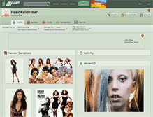 Tablet Screenshot of heavyfallentears.deviantart.com