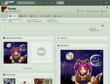 Tablet Screenshot of fharah.deviantart.com