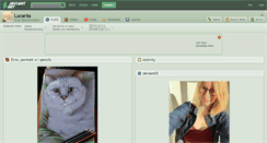 Desktop Screenshot of lucariia.deviantart.com