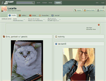Tablet Screenshot of lucariia.deviantart.com