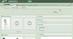 Desktop Screenshot of muscledan.deviantart.com